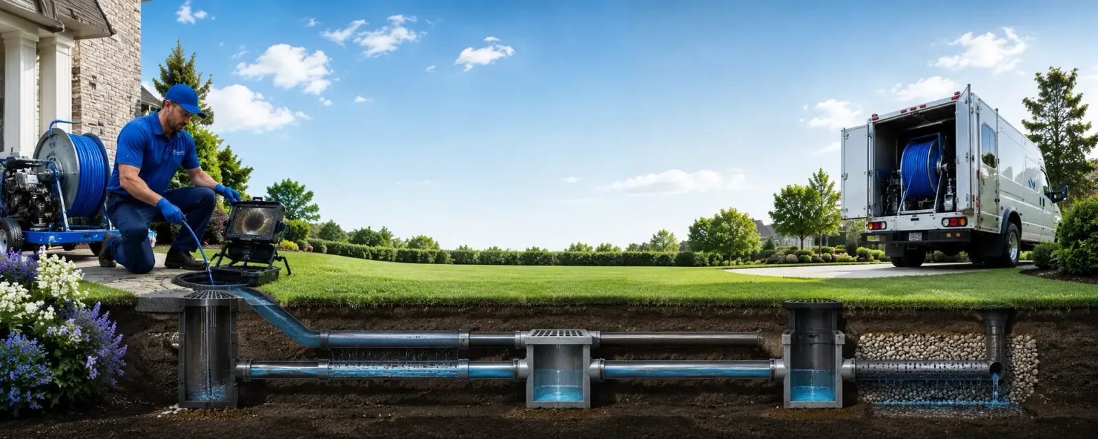 Outdoor drain cleaning information for Heltonville, IN